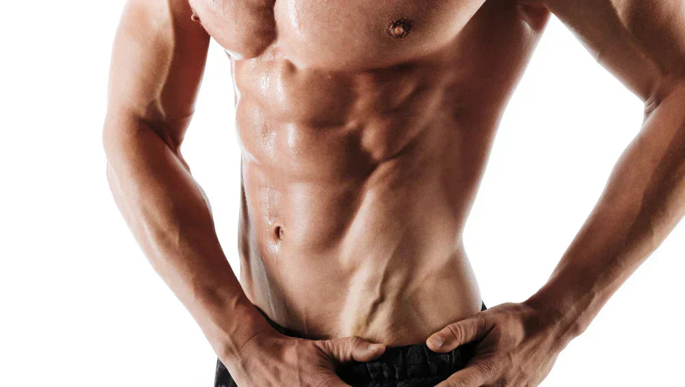Homme très sec et musclé des abdo.